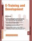 E-Training and Development - Training and Development