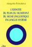L'Identitr du Plan du Signifiant du Signe Linguistique en Langue-Systeme