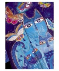 Paperblanks 2018 Blue Cats & Butterflies Diary, Midi, Lined/ 42181