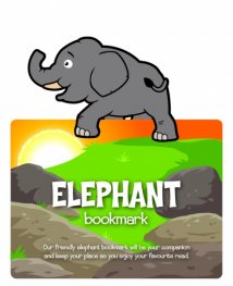 Разделител за книга Сафари - Слон