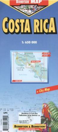 Costa Rica/ 1: 650 000+ City Map