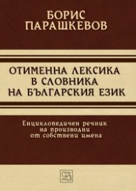 Отименна лексика в словника на българския език