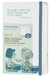 Moleskine 2013-2014 Peanuts Limited Edition Weekly Planner+Notes, 18 Month, (July '13 - Dec. '14) Pocket White [Hard Cover] [7474]