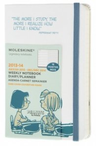 Moleskine 2013-2014 Peanuts Limited Edition Weekly Planner+Notes, 18 Month, (July '13 - Dec. '14) Pocket White [Hard Cover] [7474]