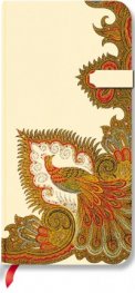 Бележник Paperblanks Floral Cascade Ebony Slim, Lined / 7242