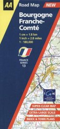Bourgogne Franche-Compte. Road Map