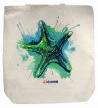 Памучна торба с дъно "Морска звезда"