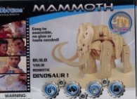 Дървен конструктор 3D пъзел Mammoth A400