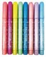 Флумастери с брокат MITAMA Jumbo Extra Glitter връх 5 мм, 8 интензивни цвята, PVC опаковка