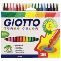 Флумастери Giotto Turbo Color 36 цвята 071600/ 10910074