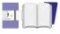 Бележник Moleskine Volant Notebook Ruled, Purple XSmall: Set of 2 [3308]