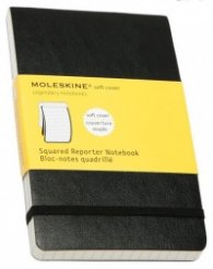 Бележник Moleskine Squared Soft Reporter Notebook Pocket [2974]