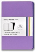 Бележник Moleskine Volant Notebook Ruled, Purple Pocket: Set of 2 [3346]