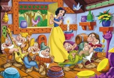Пъзел Magic Light 104 ч.: Снежанка (флуоресцентен) - 27637