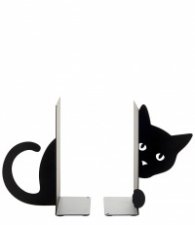 Ограничител за книги "Black cat"