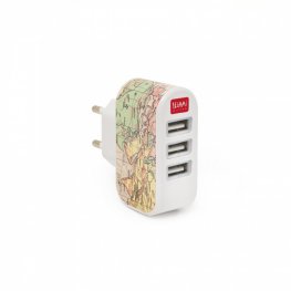 Зарядно устройство с 3 USB порта Legami
