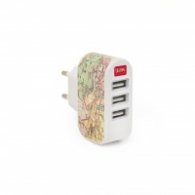 Зарядно устройство с 3 USB порта Legami