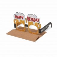 3D поздравителна картичка - Честит рожден ден - очила бира Legami BG0648-5