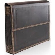 Папка Бележник Paperblanks Old Leather Black Morocain Accordion Box/ 6892