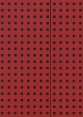 Бележник Paper- Oh Red on Black, A4, Lined/ 0465
