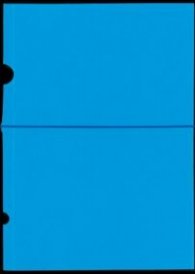 Бележник Paper- Oh Bright Blue, B6, Lined/ 1486