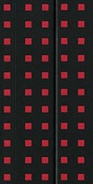 Бележник Paper- Oh Quadro Black on Red, B6.5, Lined/ 0700