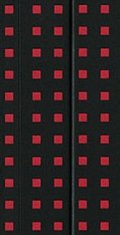 Бележник Paper- Oh Quadro Black on Red, B6.5, Lined/ 0700