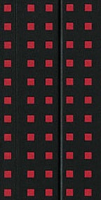 Бележник Paper- Oh Quadro Black on Red, B6.5, Lined/ 0700