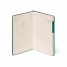 Бележник с бели страници петролено синя корица - среден Legami