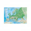 Природногеографска карта на Европа М 1: 22 000 000