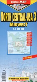 North Central- USA 3 Midwest/ 1: 3 000 000+City Maps