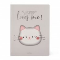 Бележник с редове - B5 Котка Legami