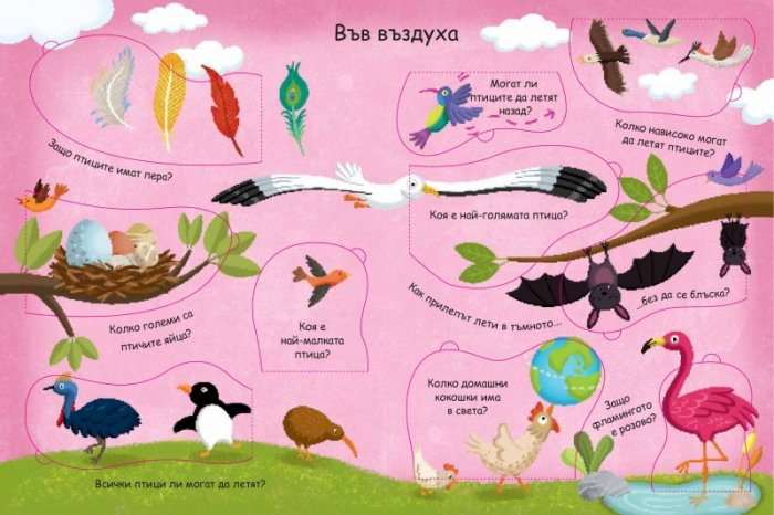 Удивителният свят на животните. Въпроси и отговори. Погледни под капачето!