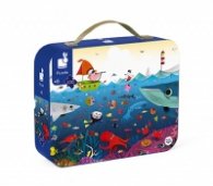 JANOD Пъзел в куфар - Подводен свят (100 части) 2617