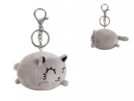 Плюшен ключодържател - Сиво коте iTotal