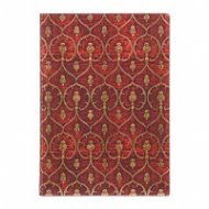 Бележник Paperblanks - Red Velvet / Red Velvet / Midi / Lined