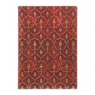 Бележник Paperblanks - Red Velvet / Red Velvet / Midi / Lined
