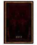 Бележник Paperblanks Dayplanners 2017 Black Moroccan, Midi/ 3936