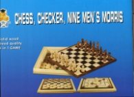 Шах и дама с дървени фигурки 8607016