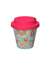 Мини чаша за еспресо със силиконов капак - Пейсли iTotal