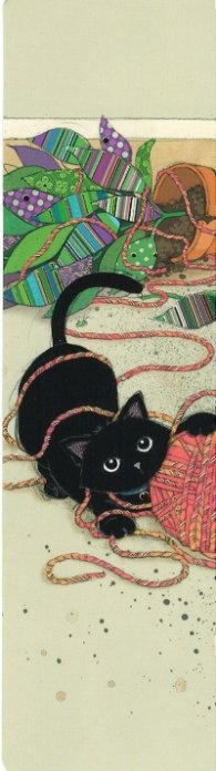 Книгоразделител - Палаво коте KIUB