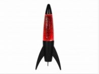 Лампа - Ракета, червен брокат XL2942A