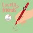 Гел химикалка Lovely Friends Legami - Калинка