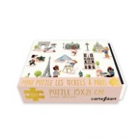 Мини пъзел - Кучета в Париж - 100 части CARTES D'ART