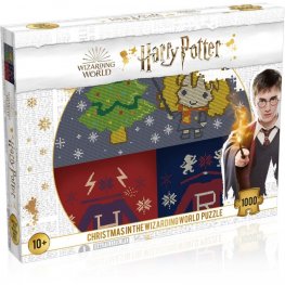 Пъзел 1000 части Harry Potter christmas in the wizarding WM01534