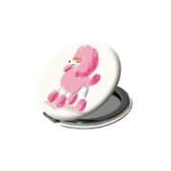 Козметично огледало за чанта - Пудел CARTES D'ART