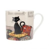 Чаша XL - Черно коте KIUB