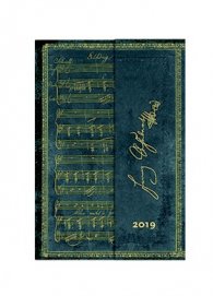 Бележник Paperblanks Dayplanners 2019 Schubert, Erlkonig, Mini/ 8671