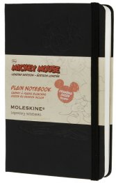 Бележник Moleskine Mickey Notebook Plain Pocket [Hardcover] [7894]