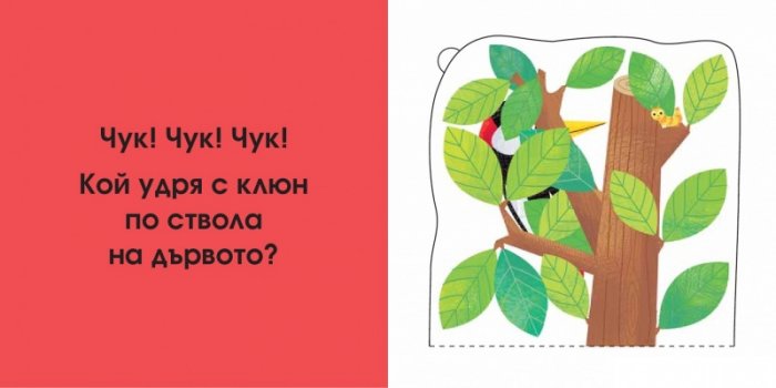 Кой се крие тук? В гората (Погледни под капачето!)